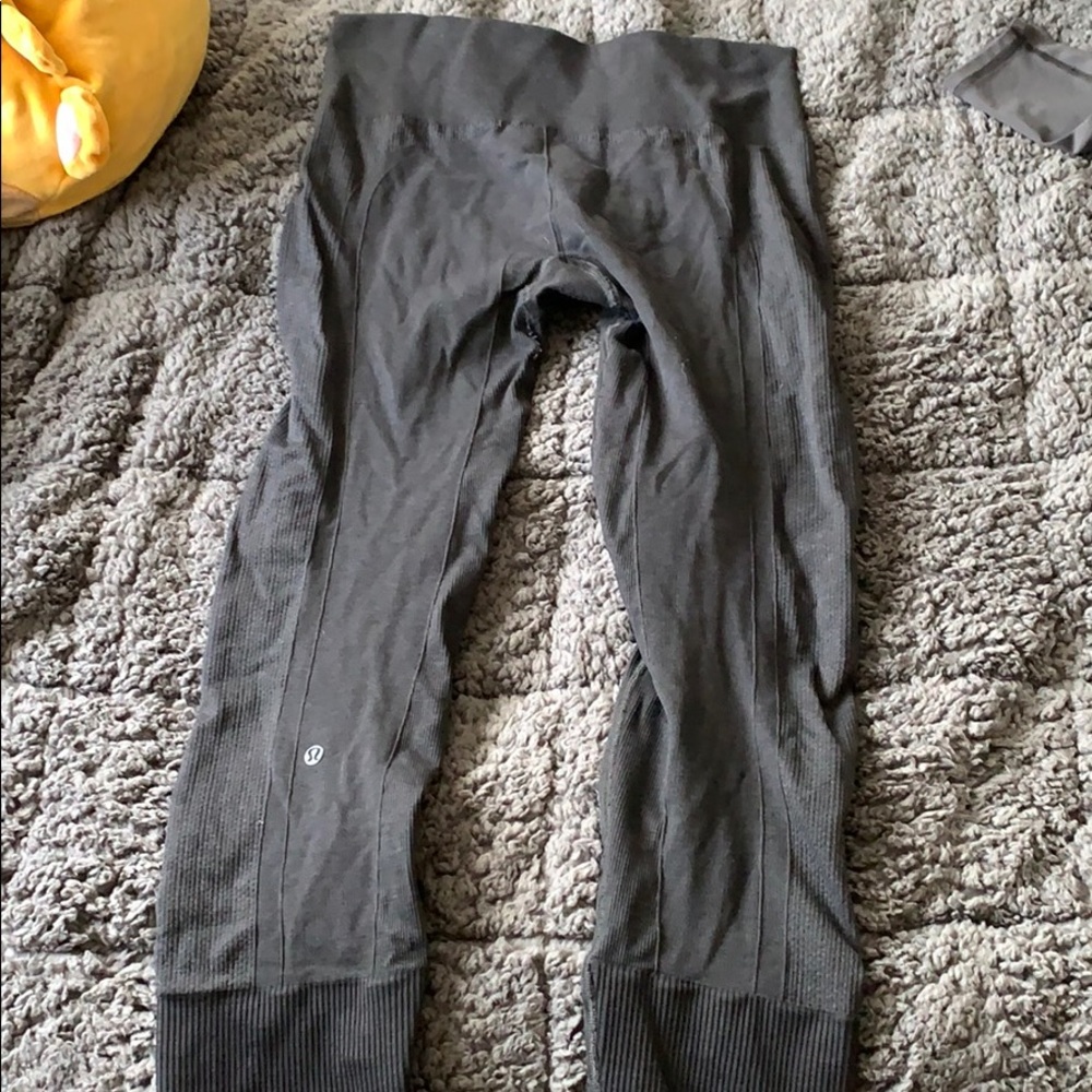 Gray size 10 lululemon leggings